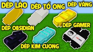 Phi các loại Dép Tỷ đô Cực mạnh trong Minecraft