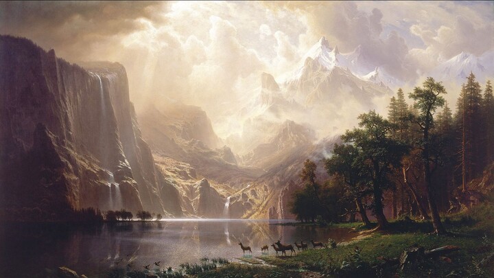 What oil painting is more spectacular than a Hollywood blockbuster?