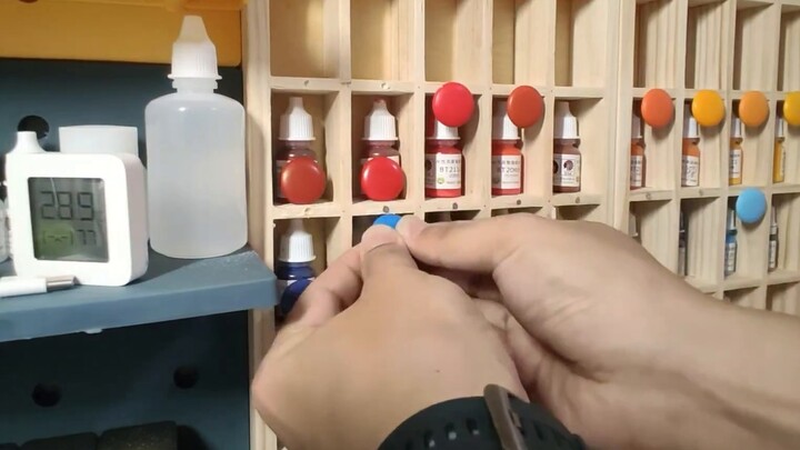 酋长大陆笔涂漆收纳色卡制作