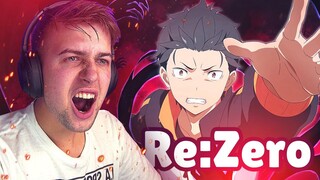 Re:Zero All Endings 1-4 BLIND REACTION | Anime OP Reaction