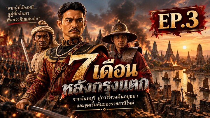 พระเจ้าตากสินกู้กรุงใน 7 เดือน ทำไมไม่ฟื้นอยุธยา? | EP.3