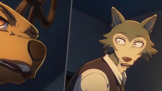 Beastiality: Legosi falls in love with Louis and dresses up as a woman