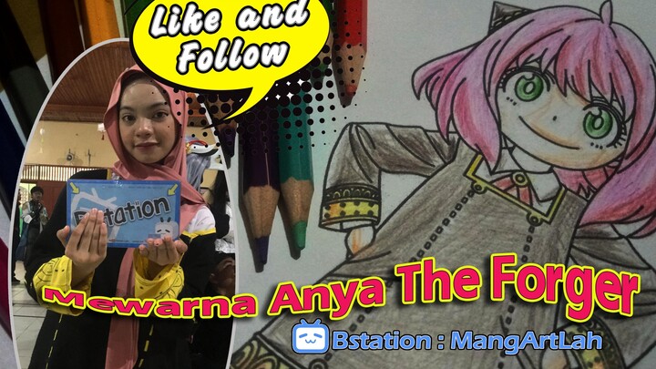 Mewarnai Anya The Forger (SPY x FAMILY)