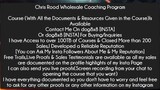 Chris Rood Wholesale Coaching Program Course Download