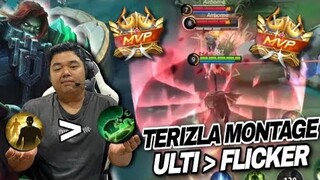 TERIZLA MONTAGE ULTI + FLICKER !! R7 MOBILE LEGENDS