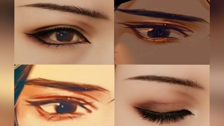 [จิ่วจิ่ว] สวรรค์ประทานพร-Huacheng Eye Makeup Tutorial