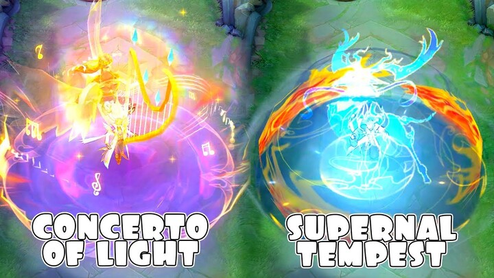 Vale Concerto of Light VS Supernal Tempest Skin Comparison