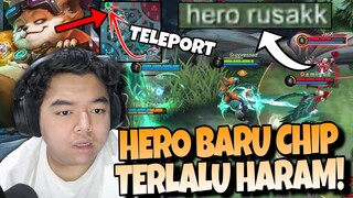 HERO BARU CHIP !! HERO PALING RUSAAKKK SAAT INI !! TELEPORT + 2 CC GA MASUK AKAL !! FIX DI BAN #MLBB