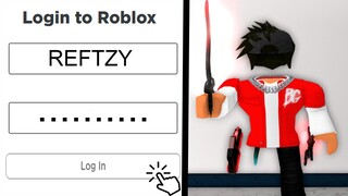 I LOGGED Into MY BROTHERS ACCOUNT in Roblox Murder Mystery 2..