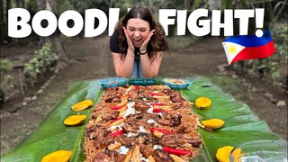 Halle Eats Her First BOODLE FIGHT in the Philippines!