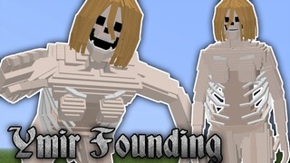 Titan Thủy tổ Ymir 240M Siêu khổng lồ Vĩ đại trong Minecraft Attack on Titan