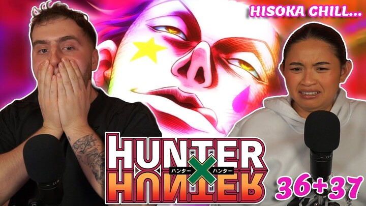 HISOKA MUST BE STOPPED😭- Hunter X Hunter Episode 36 + 37 REACTION + REVIEW!