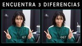 TEST EL JUEGO DEL CALAMAR #2 - Encuentra la diferencia - Find the difference || Test Squid Game