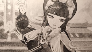 "Sketsa Gambar Tangan x Genshin Impact" Plot PV-"Goddess Split View"