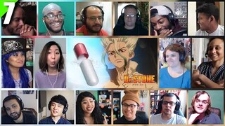 Dr. Stone Season 1 Episode 7 Reaction Mashup | ドクターストーン