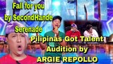 Fall for by Secondhand Seranade (Audition by ARGIE REPOLLO Pilipinas Got Talent)