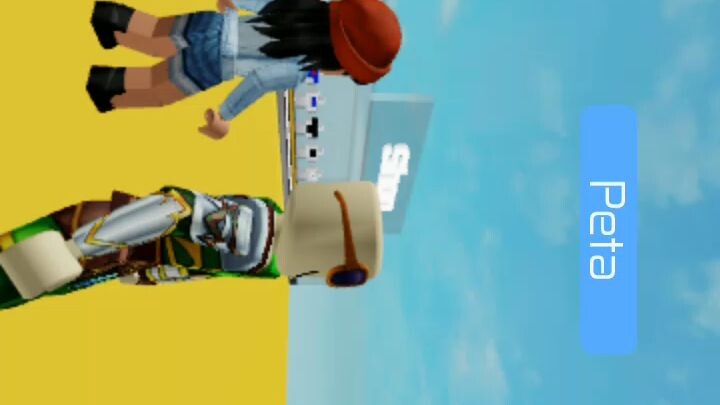 main roblox bareng teman vs si botak 😲