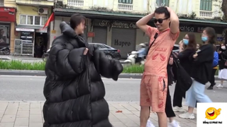 (P8) Troll Mang Áo Khổng Lồ Ra Phố #Prank