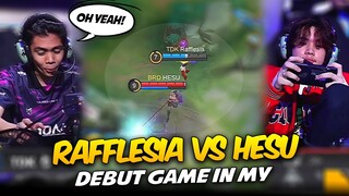 WHEN RAFFLESIA MET HESU in MPL MALAYSIA in his DEBUT GAME . . . 😮