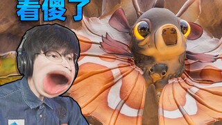Monster ini buang air besar di depanku lalu pergi. Aku tercengang.