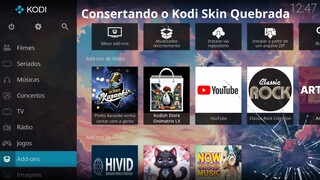 Consertando o Kodi quebrado