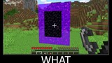 Minecraft รออะไร meme part 18 สาป nether portal