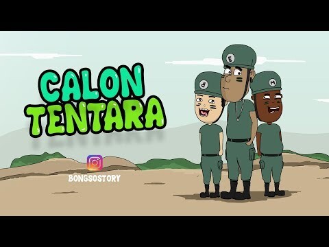 Kartun lucu Calon Tentara | Bongso Story | Animasi Indonesia Timur