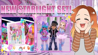 NEW STARLIGHT SET OUT NOW IN ROYALE HIGH! New Dress Up Menu, Stickers & MORE! 🏰 Roblox