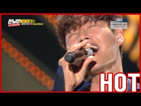 [HOT CLIPS] [RUNNINGMAN]  | RUNNING9 Fan Meeting : Kim Jong Kook is Singing 'Speechless' (ENG SUB)