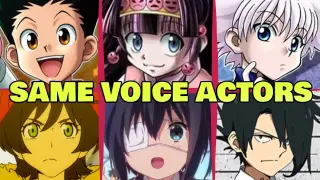Hunter x Hunter All Characters Japanese Dub Voice Actors Seiyuu Same Anime Characters