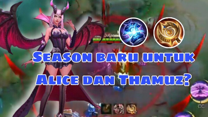 Tahap Uji Coba Revamp Hero Thamuz, Dyroth, dan Alice.
