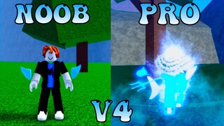 Noob to Pro Using Shark RACE V4(Awakened) Bloxfruits