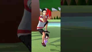 Dancing dad 😆 #sakuraschoolsimulator #shorts #tiktok #meme #dance #baby