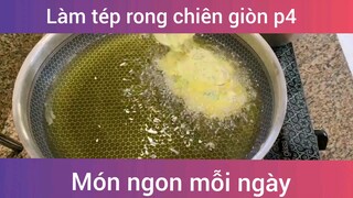 Làm tép rong chiên giòn p4