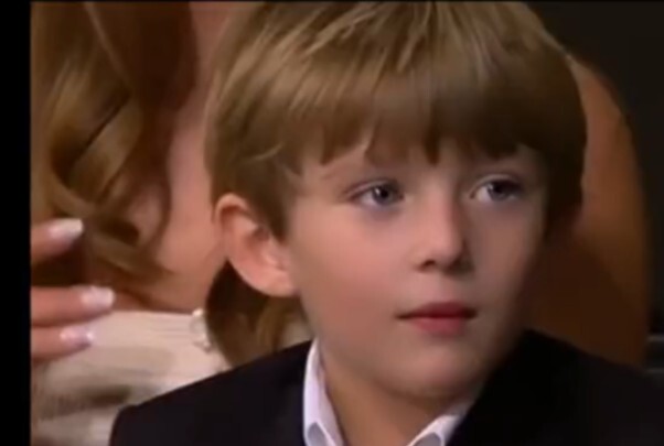 The Trump family appears on a show, and billionaire baby Barron dashes down the hallway.