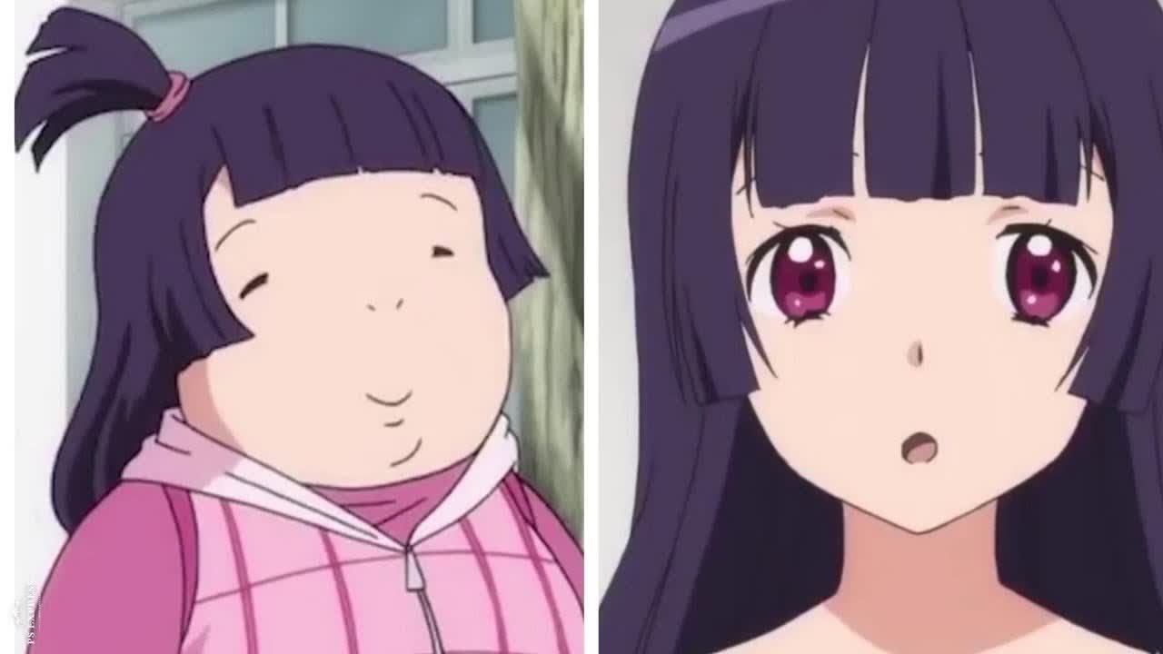 Funny Weight LossGain in Anime  YouTube
