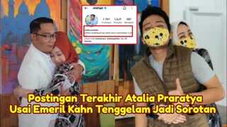 Pilu! Postingan Terakhir Atalia Praratya Usai Emeril Kahn Tenggelam Jadi Sorotan, Anak Ridwan Kamil