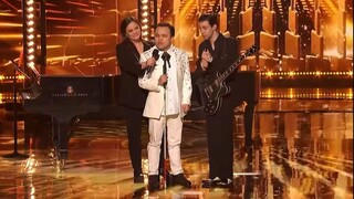 Stephen Sanchez with Kodi Lee at AGT