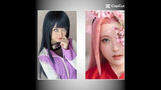 Hinata or Sakura |cosplay||who do like? |#cosplay #hinata #hinatahyuga #sakura #sakuraharuno