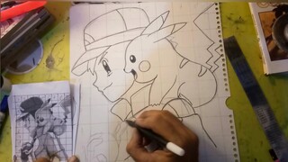 menggambar anime pokemon