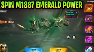 SPIN SKIN M1887 EMERALD POWER TERBARU DI GAME FREE FIRE