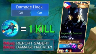 SABER 2nd SKILL = 1 HIT ! THEY THINK I'M USING CHEAT!