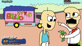 Mobil Truk Oleng Rem Blong - Kartun lucu - Funny Cartoon / Udin Dan Martin