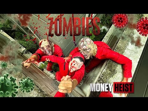 Zombie MONEY HEIST vs POLICE 1.0 || Epic Parkour POV Chase