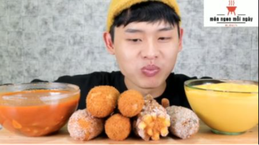 Mukbang hotdog #anngon