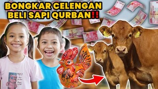 BONGKAR CELENGAN ALUNA DAN AMANDA UNTUK BELI SAPI QURBAN!! ALHAMDULILLAH BISA QURBAN!!