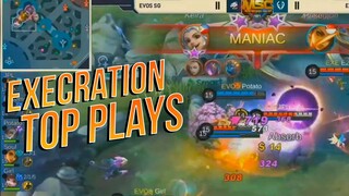 EXECRATION MSC TOP PLAYS VS EVOS SG | MLBB Southeast Asia Cup 2021