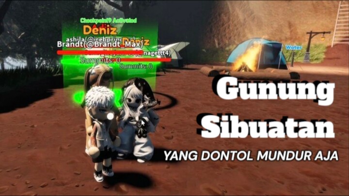 MENANTANG GUNUNG SIBUATAN