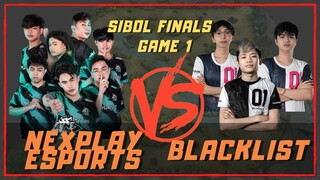 NEXPLAY EVOS VS BLACKLIST INTL. | GAME 1 | SIBOL FINALS