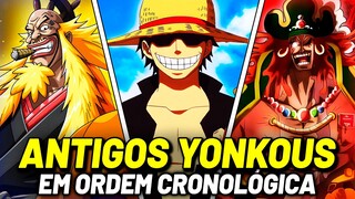 TODOS OS ANTIGOS YONKOUS DE ONE PIECE (EM ORDEM CRONOLÓGICA)